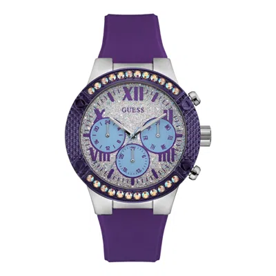 Guess Watches Mod. W0772l5 Gwwt1 In Purple