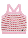 Guess Wave-pattern Top In 粉色