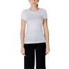 Guess White Cotton T-shirt In White