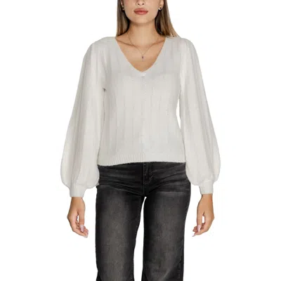 GUESS WHITE POLYESTER SWEATER