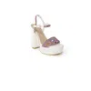 Guess White Polyester Women's Sandal In White