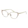 Guess White Women Optical Frames In Gold