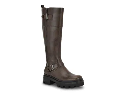 Guess Wide Width Lynnie Boot In Brown