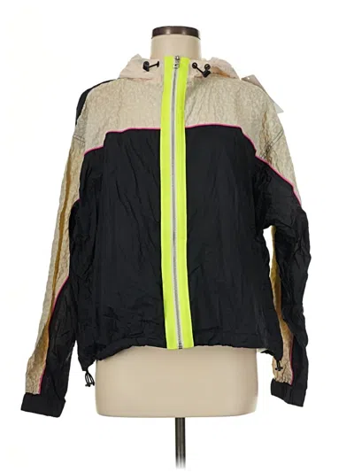 Guess Windbreaker Jacket In Black