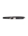 Guess Woman Belt Black Size M Textile Fibers
