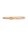 Guess Woman Belt Taupe Size M Textile Fibers In Gray
