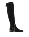 Guess Woman Boot Black Size 6 Textile Fibers In Black