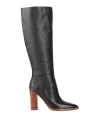 GUESS GUESS WOMAN BOOT DARK BROWN SIZE 8 LEATHER