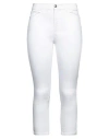 Guess Woman Pants White Size 27 Tencel Lyocell, Cotton, Elastomultiester, Elastane