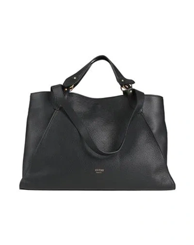 Guess Woman Handbag Black Size - Leather