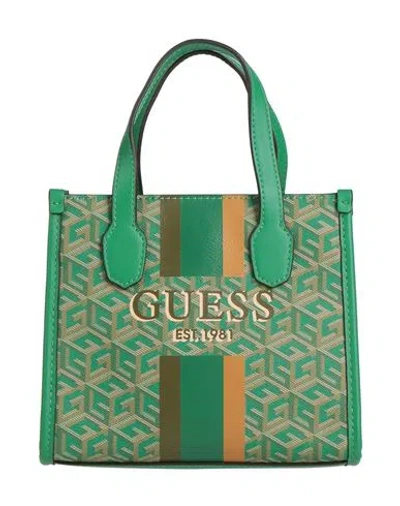 Guess Woman Handbag Green Size - Polyurethane