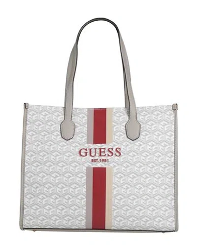 Guess Woman Handbag Grey Size - Polyurethane