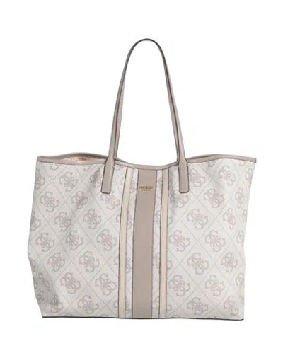 Guess Woman Handbag Grey Size - Polyurethane In Gray