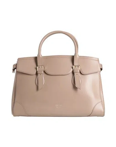 Guess Woman Handbag Light Brown Size - Leather In Beige