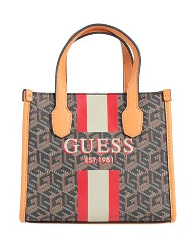Guess Woman Handbag Orange Size - Polyurethane