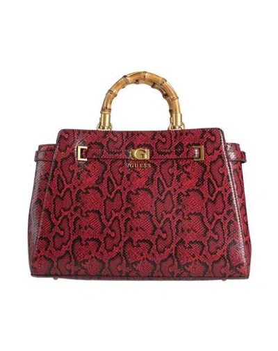 Guess Woman Handbag Red Size - Polyurethane