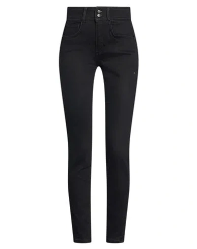 Guess Woman Jeans Black Size 24 Cotton, Polyester, Elastane