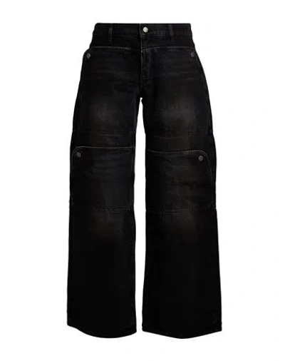 Guess Woman Jeans Black Size 24w-l33 Cotton