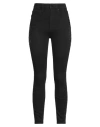 Guess Woman Jeans Black Size 26 Cotton, Polyester, Elastane In Black