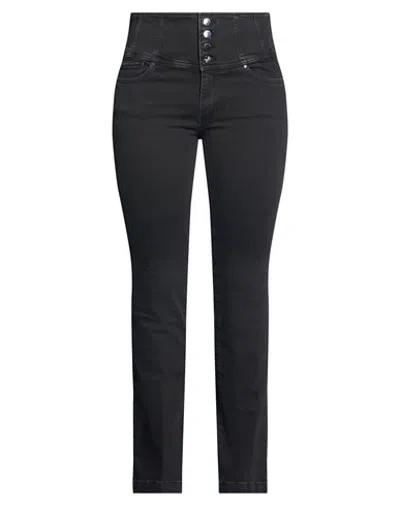 Guess Woman Jeans Black Size 26 Cotton, Polyester, Seacell
