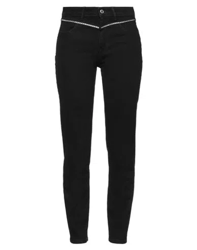 Guess Woman Jeans Black Size 26w-29l Cotton, Elastane