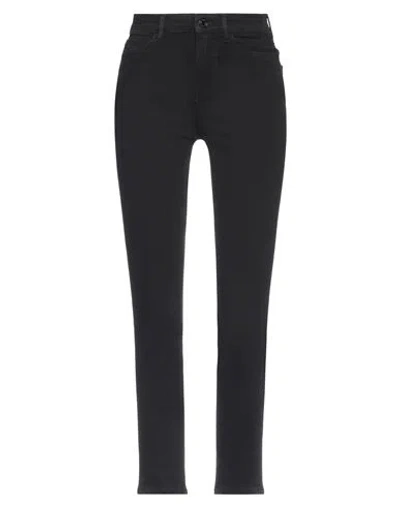 Guess Woman Jeans Black Size 30w-29l Cotton, Elastomultiester, Elastane