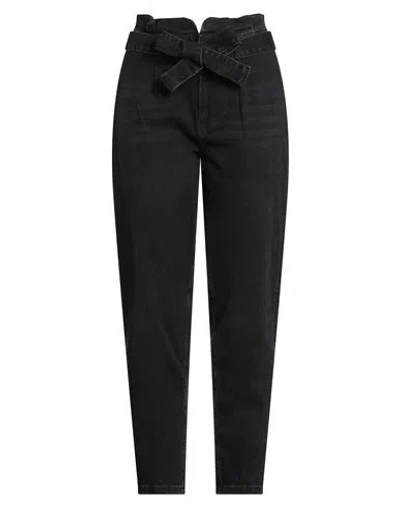 Guess Woman Jeans Black Size 30 Cotton, Elastane