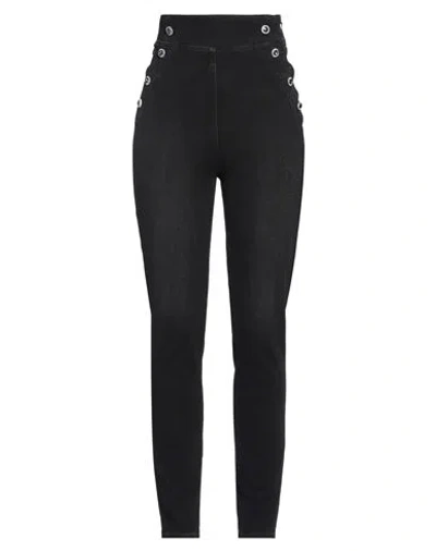 Guess Woman Jeans Black Size 32w-30l Cotton, Polyester, Modal, Elastane