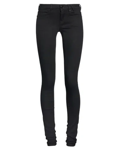 Guess Woman Jeans Black Size Xs-34l Cotton, Polyester, Elastane