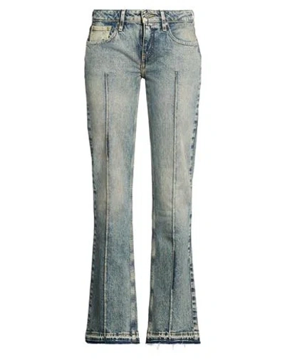 Guess Woman Jeans Blue Size 24 Cotton, Elastane
