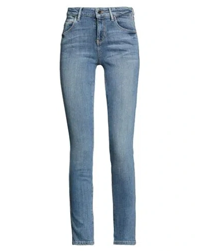 Guess Woman Jeans Blue Size 24 Cotton, Rayon, Modal, Polyester, Elastane