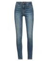 Guess Woman Jeans Blue Size 26w-29l Cotton, Elastomultiester, Elastane In Blue