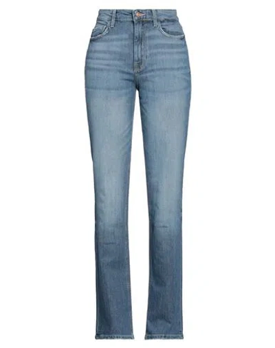 Guess Woman Jeans Blue Size 24w-35l Cotton, Polyester, Elastane