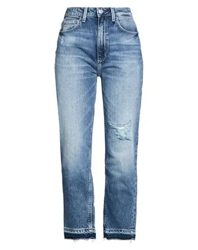 Guess Woman Jeans Blue Size 24w-27l Cotton