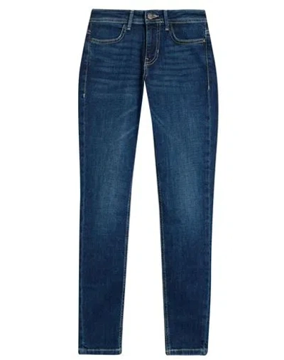 Guess Woman Jeans Blue Size 24w-29l Cotton, Polyester, Elastane