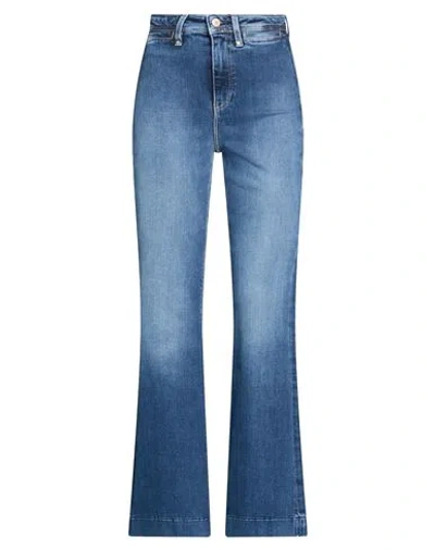 Guess Woman Jeans Blue Size 24w-29l Cotton, Polyester, Elastane