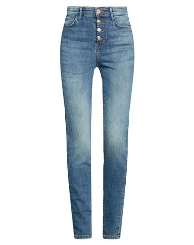 Guess Woman Jeans Blue Size 25 Cotton, Polyester, Elastane