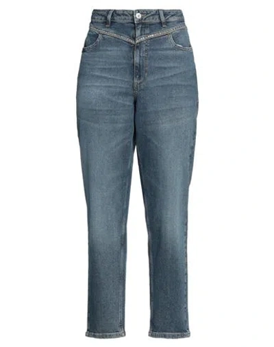 Guess Woman Jeans Blue Size 24w-29l Cotton, Elastane