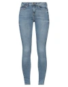 Guess Woman Jeans Blue Size 25w-30l Recycled Cotton, Modal, Elastomultiester, Elastane In Blue