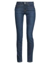 Guess Woman Jeans Blue Size 25w-32l Cotton, Elastomultiester, Elastane In Blue