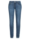 Guess Woman Jeans Blue Size 25w-32l Cotton, Polyester, Lyocell, Elastane In Blue