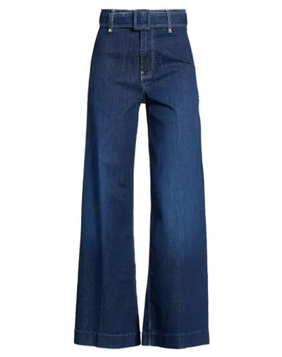 Guess Woman Jeans Blue Size 25w-29l Cotton, Polyester, Lyocell, Elastane