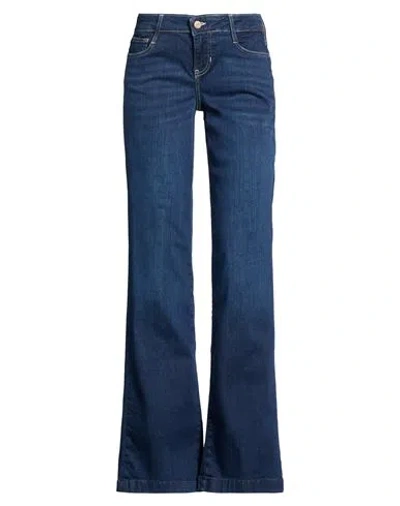 Guess Woman Jeans Blue Size 25w-34l Cotton, Modal, Elastomultiester, Elastane