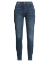 Guess Woman Jeans Blue Size 26 Cotton, Polyester, Elastane In Blue