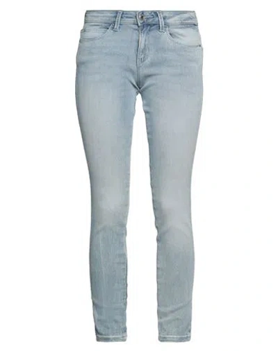 Guess Woman Jeans Blue Size 26 Cotton, Polyester, Metallic Fiber, Elastane