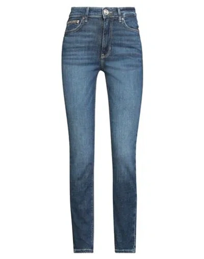 Guess Woman Jeans Blue Size 26w-29l Cotton, Polyester, Elastane
