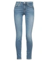 Guess Woman Jeans Blue Size 25w-30l Recycled Cotton, Modal, Elastomultiester, Elastane In Blue
