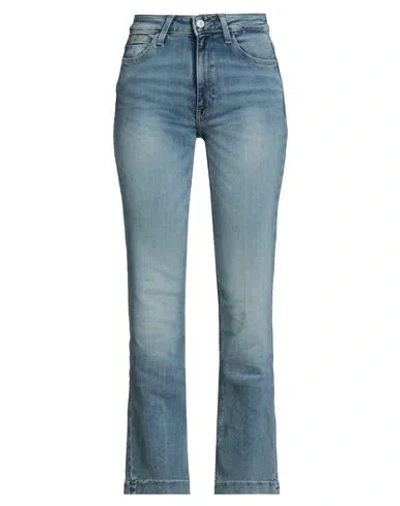 Guess Woman Jeans Blue Size 26w-32l Cotton, Modal, Elastomultiester, Elastane
