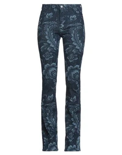 Guess Woman Jeans Blue Size 26w-34l Cotton, Polyester, Elastane