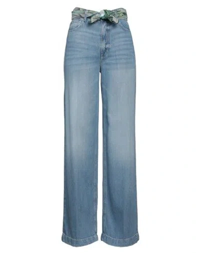Guess Woman Jeans Blue Size 26w-35l Lyocell, Cotton